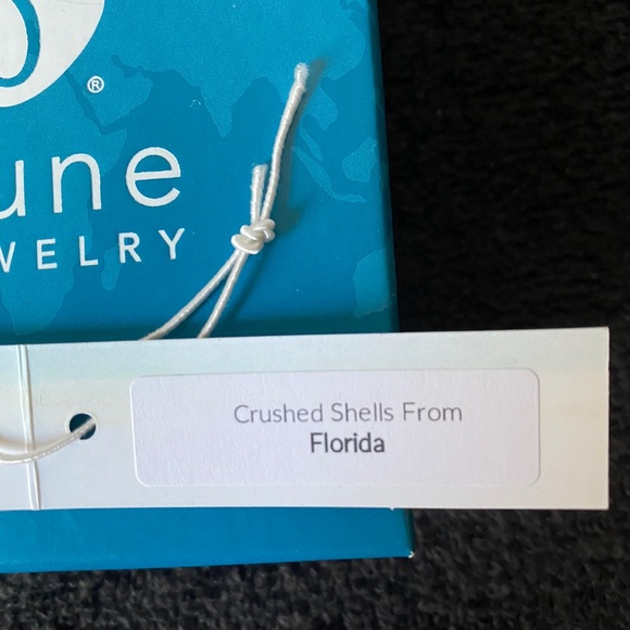 Larimar & Sand Sun Splash 925 Necklace - NIB - Picture 7 of 10